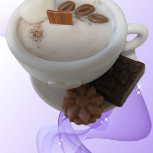Аромасвічка "Ранкова кава з шоколадом" ☕️🍫✨№1