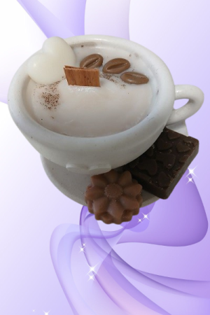 Аромасвічка "Ранкова кава з шоколадом" ☕️🍫✨№1