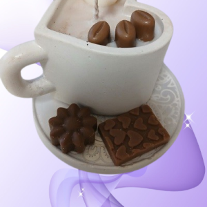 Аромасвічка "Ранкова кава з шоколадом" ☕️🍫✨№2