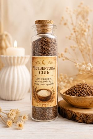 🧂 Четвергова сіль для традицій очищення та оберегових практик