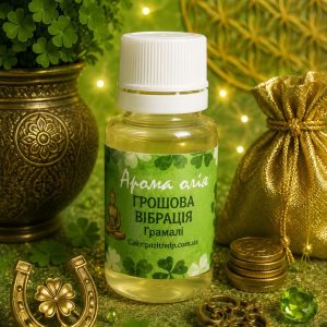 🧴 Аромаолія «Грошова вібрація» · Серія «Достаток»