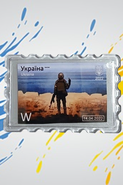 Патріотичні акрилові магніти марка 1