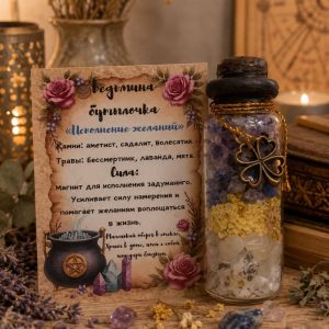 Відьомська пляшечка-оберіг «Виконання бажань»