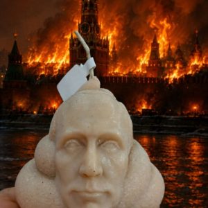 🇺🇦 «Кремлівська ганьба» — патріотична сувенірна свічка 2
