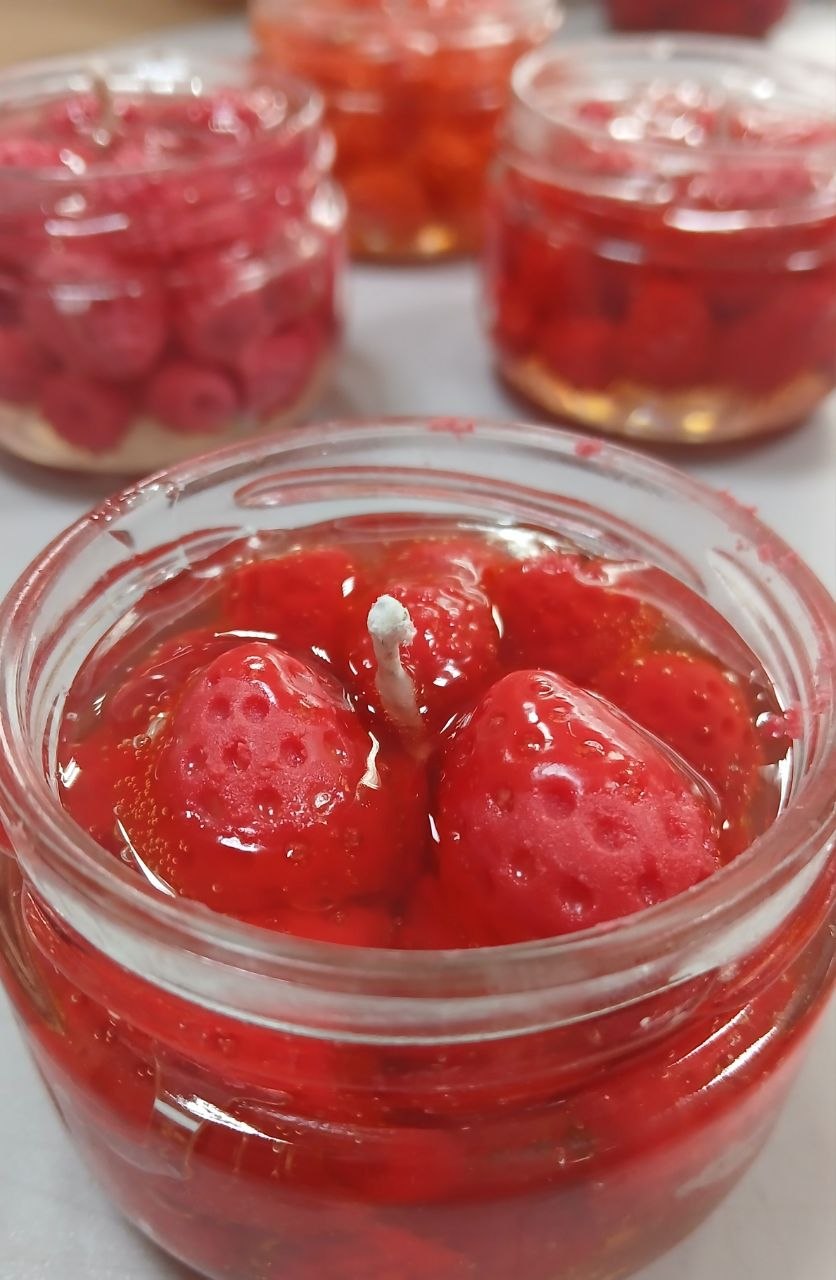 🍓 Ароматична свічка «Полуничне варення» - Зображення 2